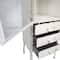 Hello Honey® Antique White Rustic Farmhouse Storage Cabinet